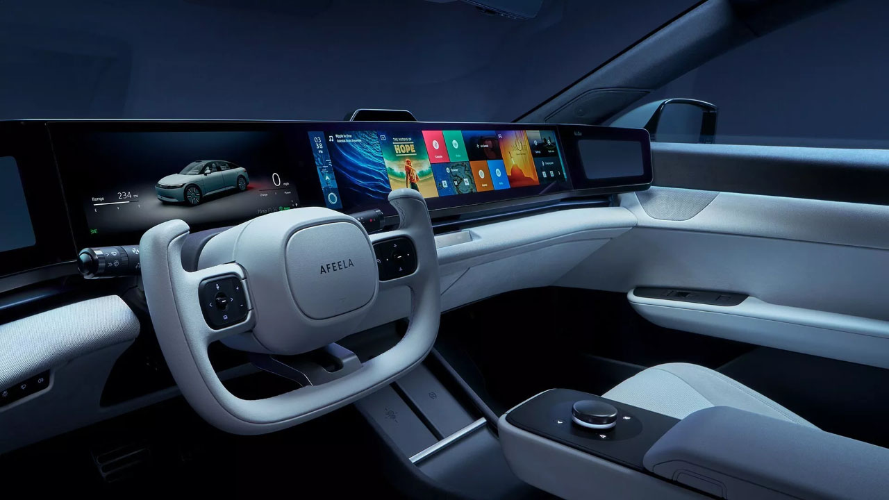 Sony ve Honda imzalı elektrikli araç Afeela, CES'te de boy gösterdi